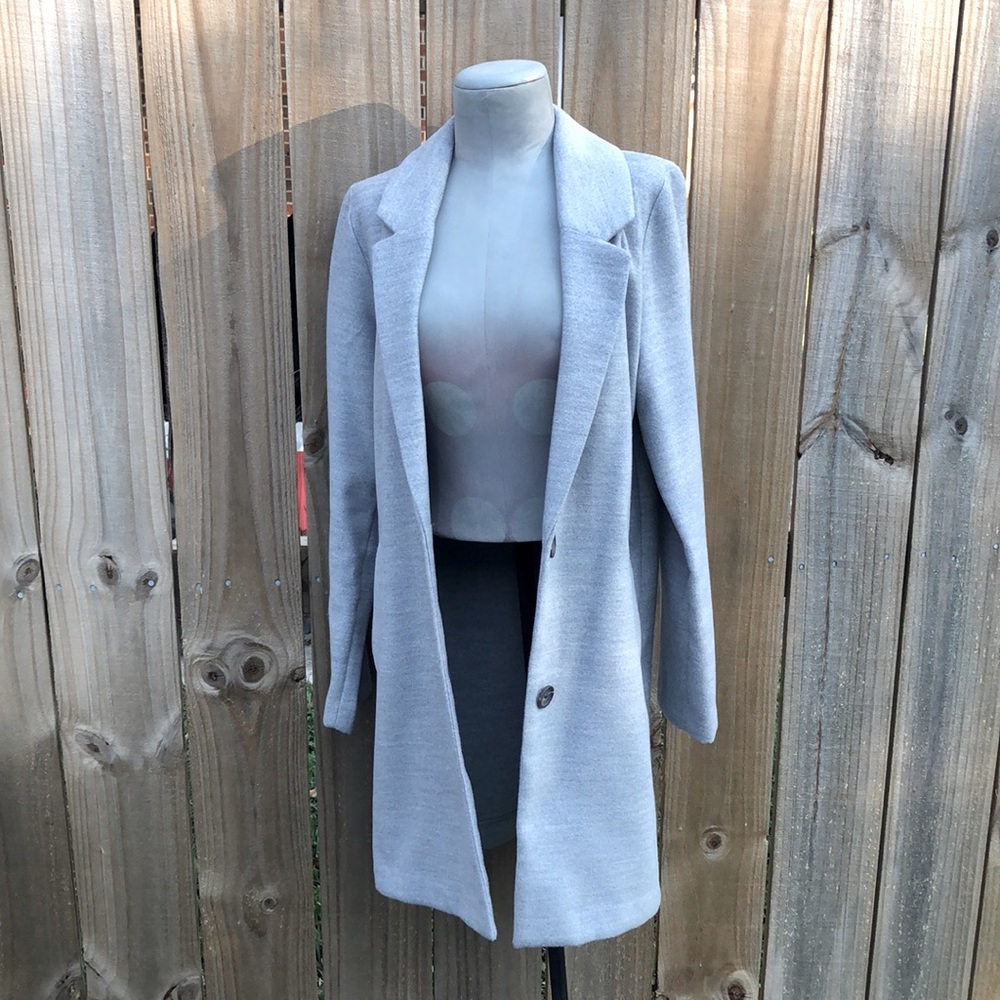 H&M Divided Long Grey Coat